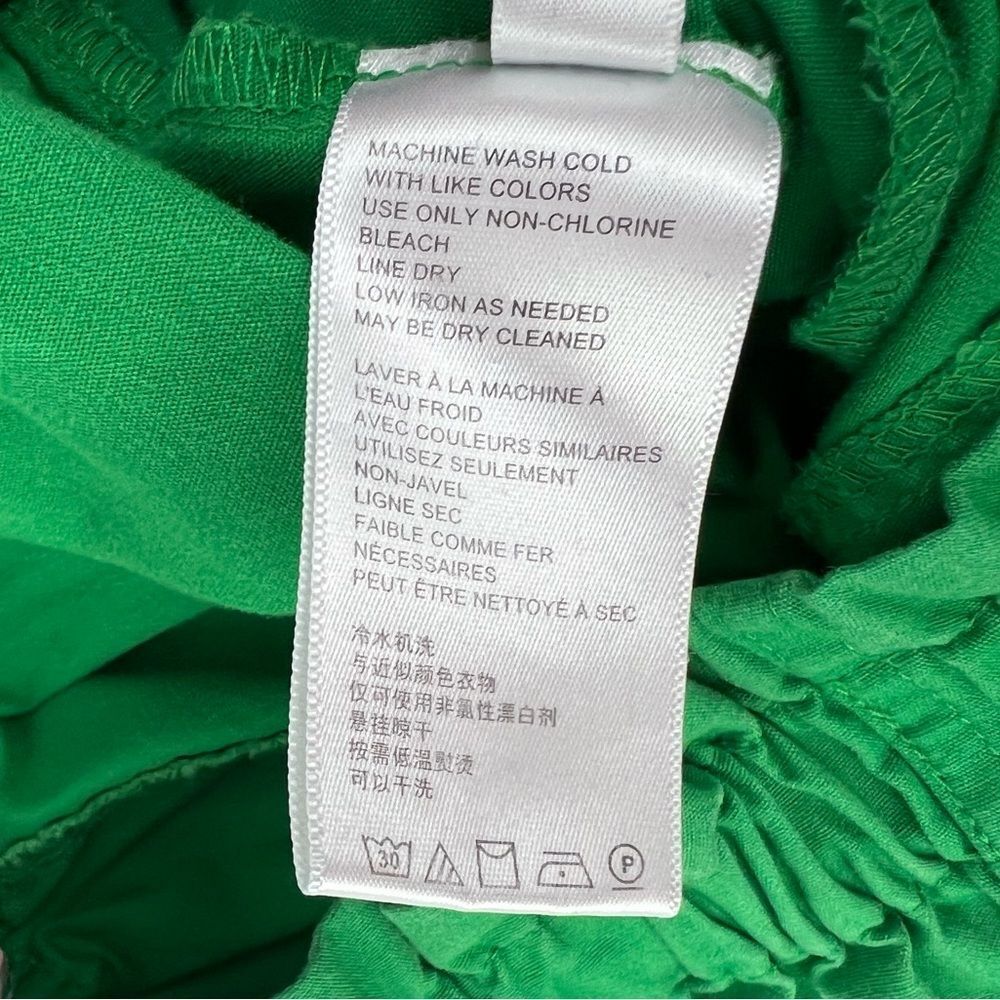 Urban Outfitters Kelly Green Paper Bag Shorts Elastic Waist Size Small - Picture 7 of 9